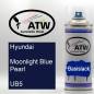 Preview: Hyundai, Moonlight Blue Pearl, UB5: 400ml Sprühdose, von ATW Autoteile West.